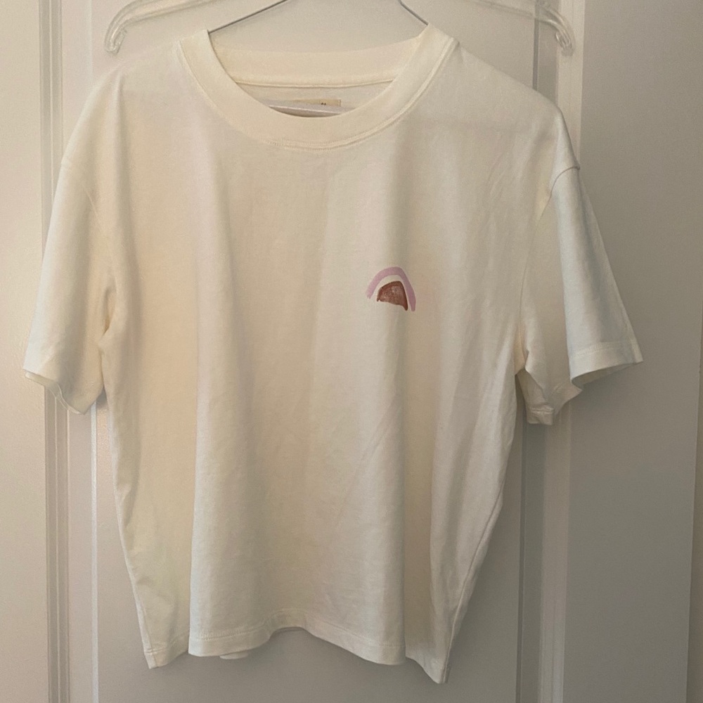 Madewell Tee with Rainbow